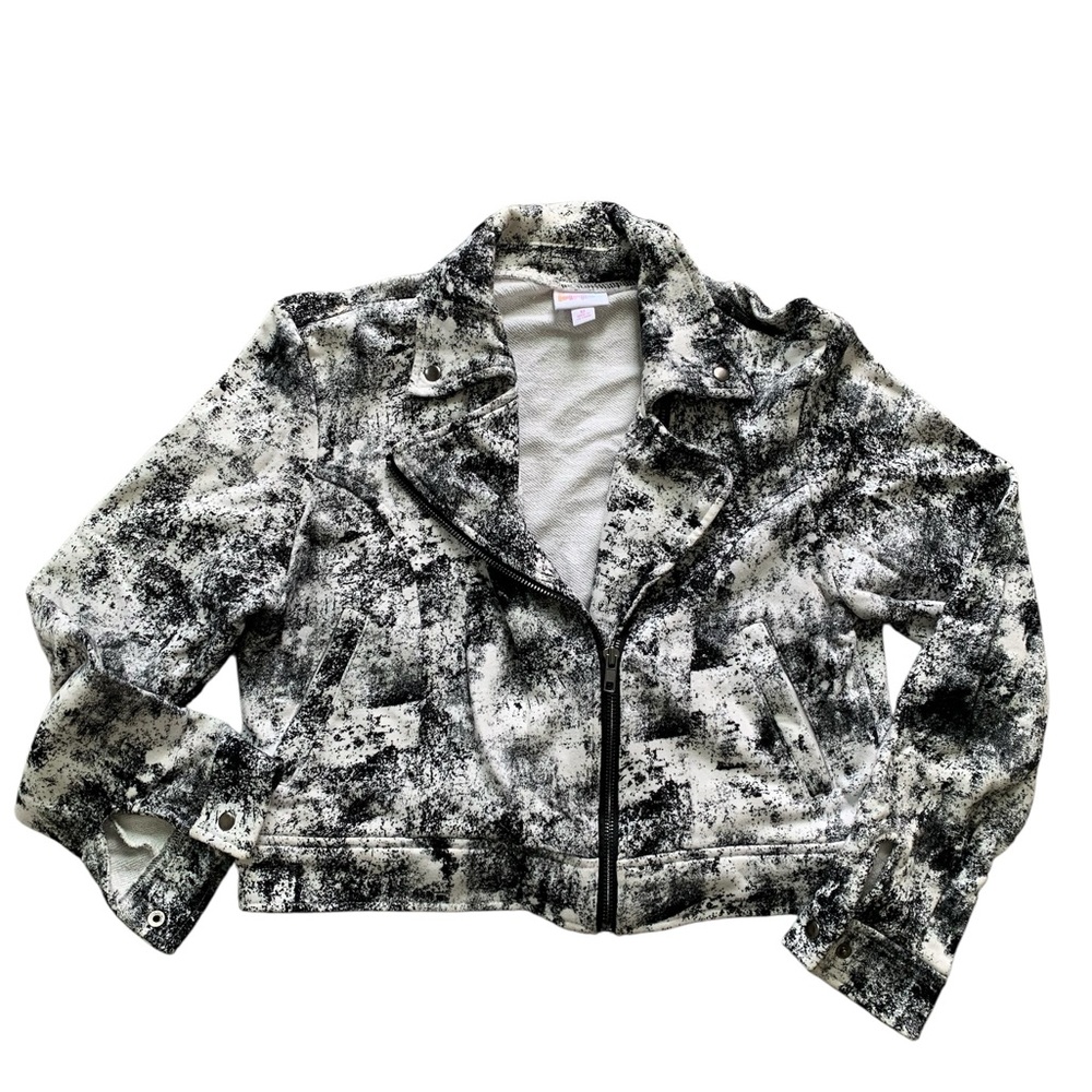 LuLaRoe Black & White Cotton Jacket size medium